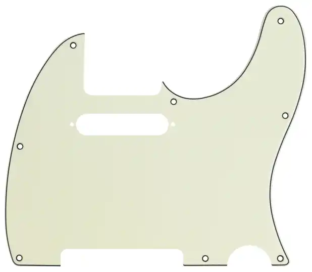 Fender Telecaster Pickguard 3-Ply Mint Green Kostenloser Versand