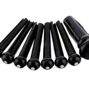 Fender Acoustic Bridge Pin Set Schwarz Elfenbein Rabatt