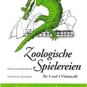 Neue Kollektion Zoologische Spielereien für 3-4 Violoncelli