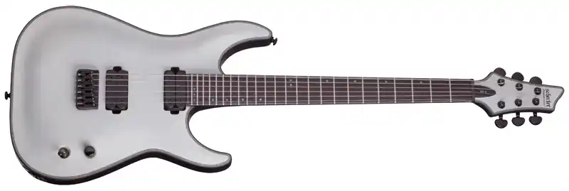 Schecter KM6 Keith Merrow Trans White Satin Kostenloser Versand