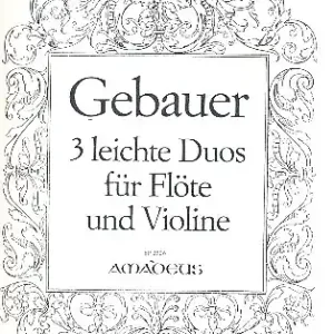 3 leichte Duos für Flöte und Violine Direktkauf