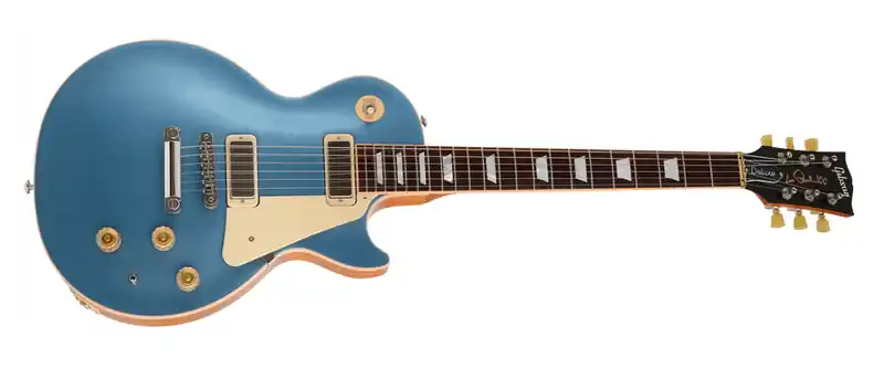 Gibson 2015 Les Paul Deluxe Metallic Pelham Blue Top Preiswert