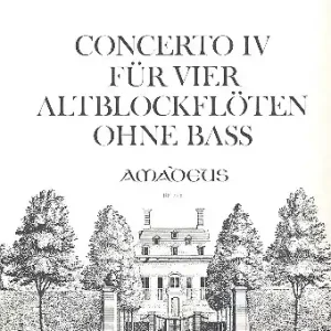 Concerto Nr.4 für 4 Altblockflöten ohne Bass Schneller Versand