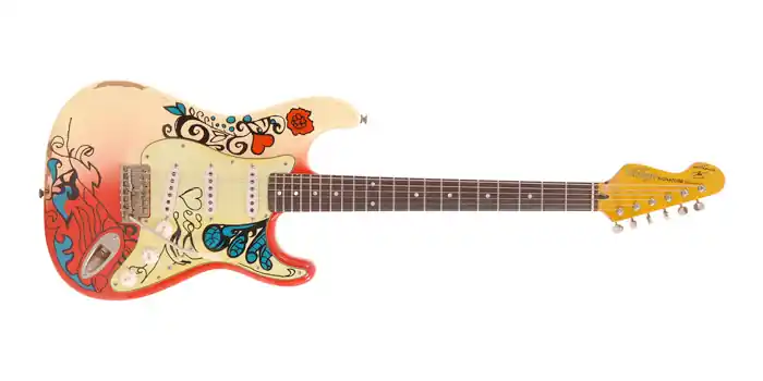 Preiswert Vintage V6MRHDX Thomas Blug Summer Of Love E-Gitarre