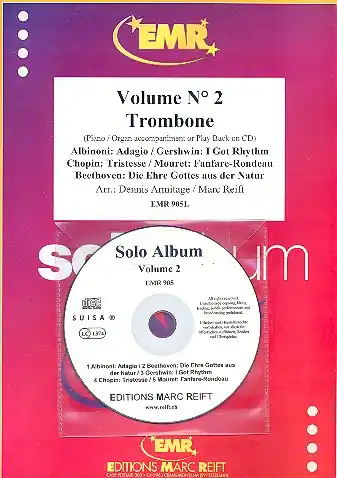 SOLO-ALBUM BD.2 (+CD) FUER POSAU- NE IM BASS-SCHLUESSEL U. KLAVIER Neuheit
