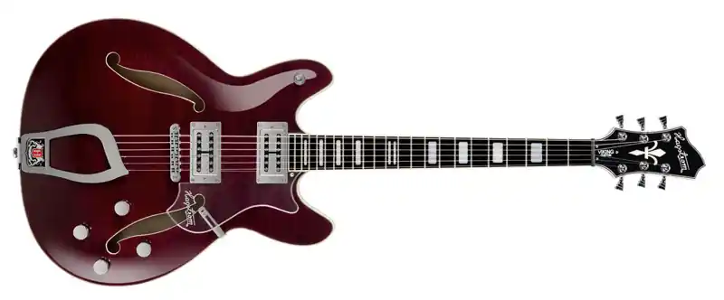 Mega-Angebot Hagstrom Viking Deluxe Custom Black Cherry Flame