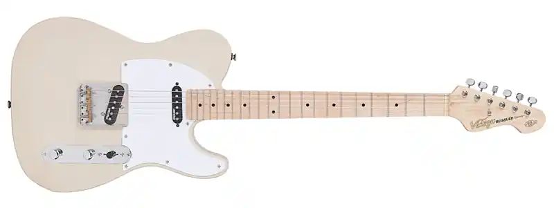 Geprüft Vintage V58JDAB Jerry Donahue Signature E-Gitarre Amber Burst