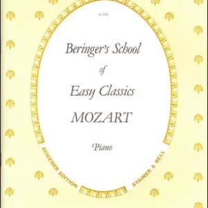 Finale Aktion BERINGER'S SCHOOL OF EASY CLASSICS: FOR PIANO - MOZART