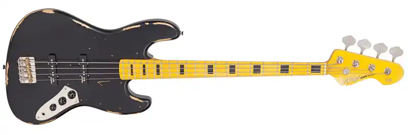 Mega-Angebot Vintage VJ74MRBK E-Bass Distressed Black