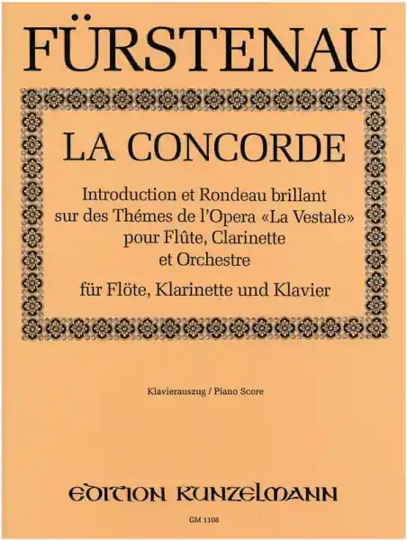 Kostenfreie Lieferung La Concorde - Introduction et rondeau brillant für Klarinette und Klavier