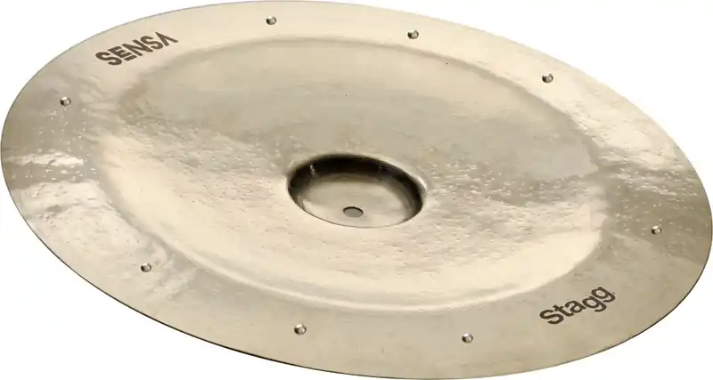 Stagg Sensa Brilliant China Sizzle 20" Neue Kollektion