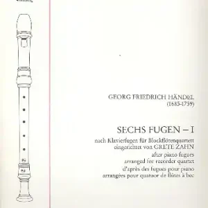 6 Fugen Band 1 für 4 Blockflöten (SATB) Mega-Angebot