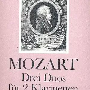 3 Duos für 2 Klarinetten Stimmen Top-Preis