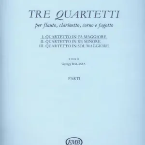Quartetto in fa maggiore per flauto, clarinetto, corno e fagotto Beliebt
