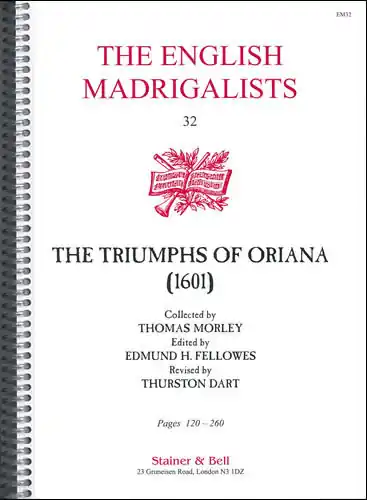 Nur Heute The English Madrigalists vol.32 for to 5 and 6 voices and piano