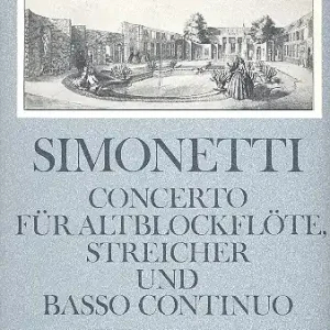 Concerto d-Moll op.4 für Altblockflöte, 2 Violinen, Viola und Bc Kracherpreis