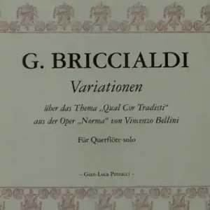 Variationen über Qual cor tradisti für Flöte solo Sonderaktion