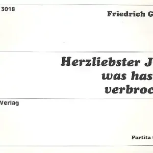 Herzliebster Jesu für Orgel Meistverkauft