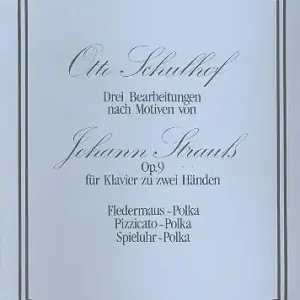 3 Bearbeitungen nach Motiven von Johann Strauss op.9 für Klavier Highlight