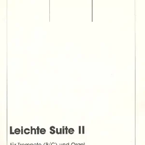 Gratis Versand Leichte Suite 2 für Trompetein B oder C und Orgel