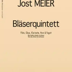 BLAESERQUINTETT FUER FLOETE, OBOE, KLARINETTE, HORN UND FAGOTT Begrenztes Angebot