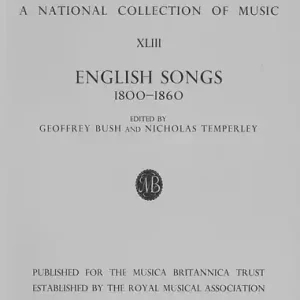Abverkauf ENGLISH SONGS 1800-1860 MUSICA BRITANNICA 43