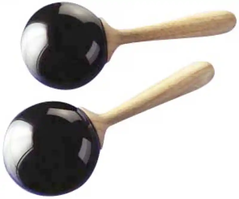 Neuheit Stagg MFB-3 Fiberglas Maracas Paar Schwarz