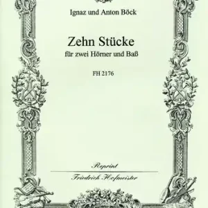 10 Stücke für 2 Hörner und Bc Partitur und Stimmen (Bc nicht ausgesetzt) Top-Angebot