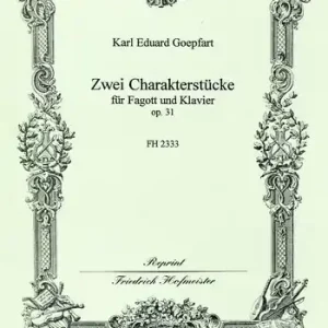 2 Charakterstücke op.31 für Fagott und Klavier Letzte Chance