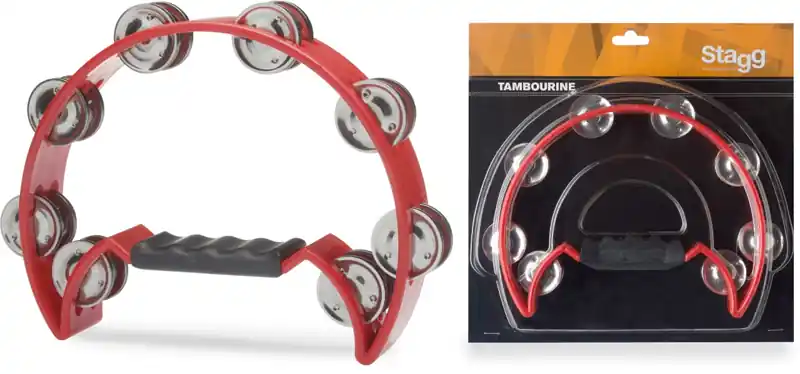 Beliebt Stagg TAB-2 RD Cutaway Tambourin Rot