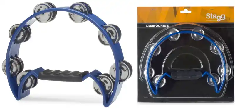 Top-Seller Stagg TAB-2 BL Cutaway Tambourin Blau