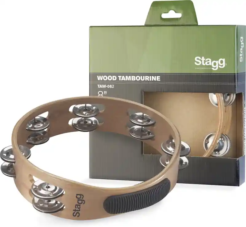 Neue Kollektion Stagg TAW-082 Schellenring doppelreihig 8"