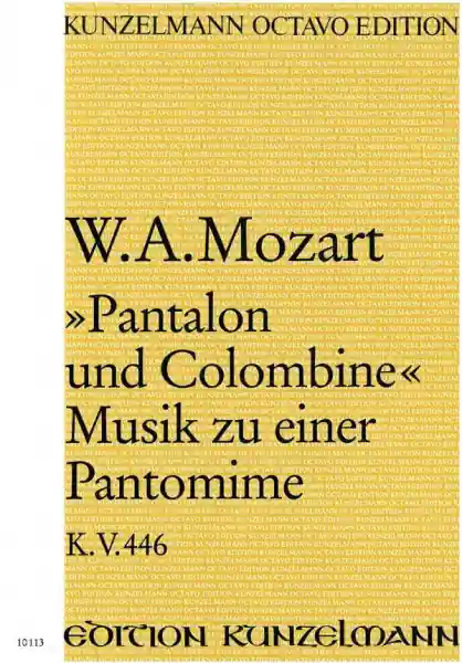Pantalon und Colombine KV446 für Streichorchester Neu Im Sortiment
