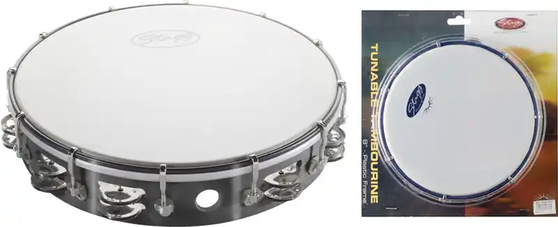 Kostenloser Rückversand Stagg TAB-212P/BK Kunststoff Tambourin 12"