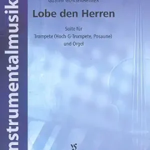 Lobe den Herren für Posaune (Trompete) und Orgel (Klavier) Top-Seller