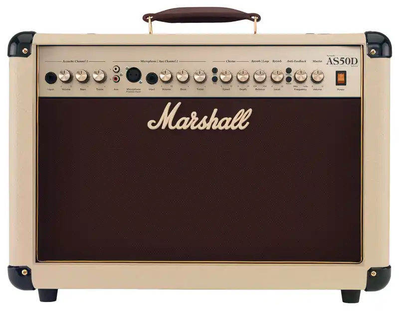 Versand Am Gleichen Tag Marshall AS50DC Acoustic Combo Cream