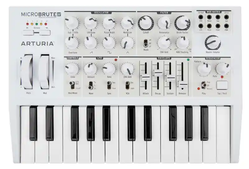 Arturia MicroBrute SE white Analogsynthesizer Kracherpreis