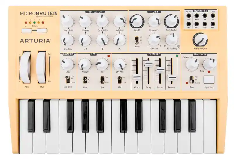 Sichere Zahlung Arturia MicroBrute SE orange Analogsynthesizer