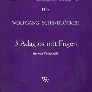Neue Ware 3 Adagios mit Fugen für 2 Celli