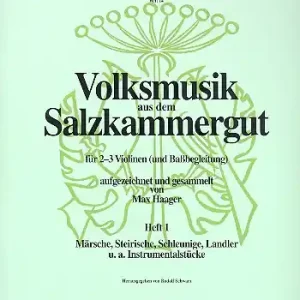 Volksmusik aus dem Salzkammergut Band 1 für 2-3 Violinen Garantierte Lieferung