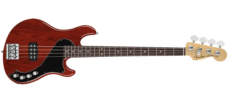 Letzte Chance Fender American Deluxe Dimension Bass IV RW CA