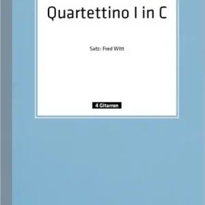 Quartettino 1 in C für 4 Gitarren Direkt Vom Hersteller