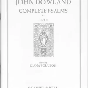 Complete Psalms for mixed chorus score (en) Neu