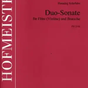 Angebot Duo-Sonate für Flöte (Violine) und Viola