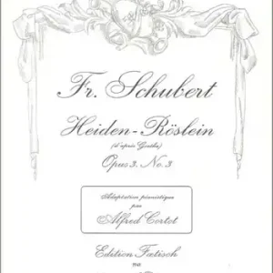 Heiden-Röslein op.3 no.3 pour piano Markenprodukt