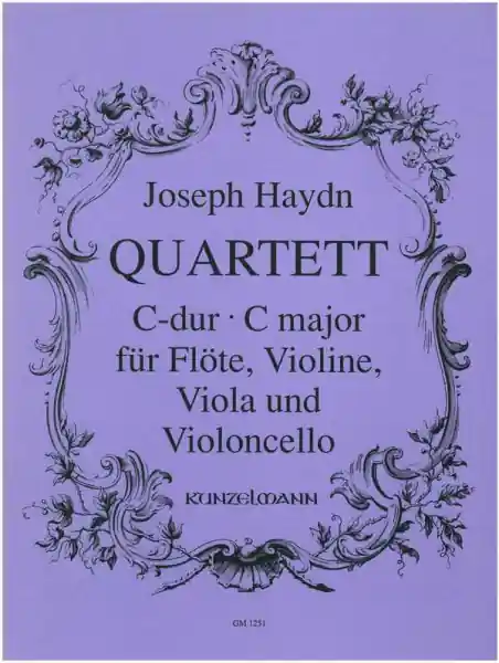 Quartett C-Dur für Flöte und Streichtrio Sonderangebot