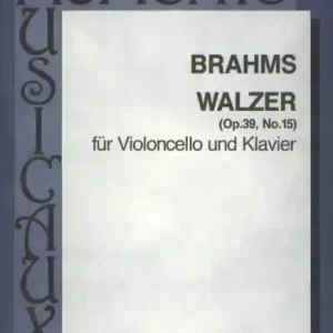 Günstig Walzer op.39,15 für Violoncello und Klavier