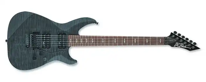 Preisreduziert B.C. Rich VLPSBW Villain Plot Satin Black Wash
