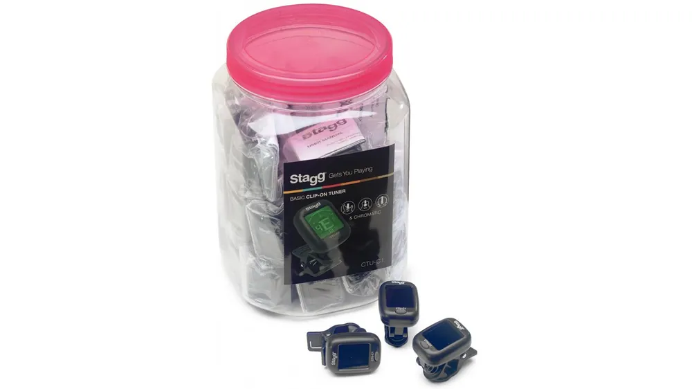 Stagg CTU-C1 chromatischer Clip Tuner schwarz Letzte Chance