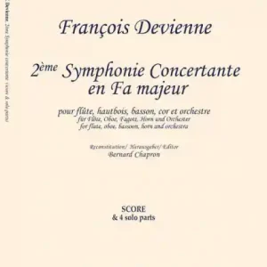 Kostenloser Versand Symphonie fa majeur no.2 pour flute, hautbois, basson, cor et orchestre